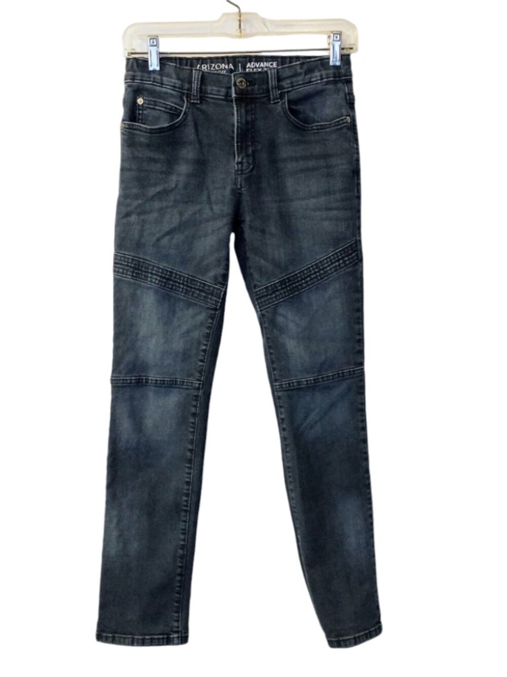 Girl's Arizona Jeans Co. Blue Denim Biker Jeans Size 16 Slim
